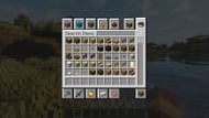 Being able to instantly access the search bar makes creative building much faster (Image via Mojang)